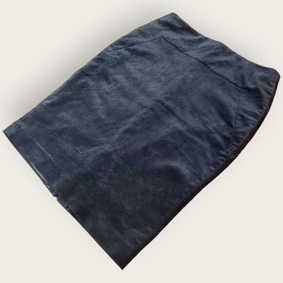 🌼4/$30 Ann Taylor Black Velvet Pencil Skirt Size 8 - Picture 5 of 5